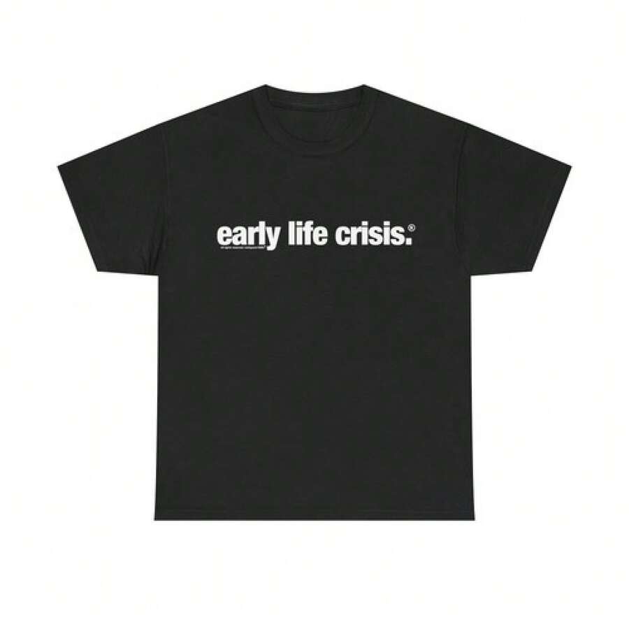 'Nettspend Early Life Crisis Osamason Merch-Shirts Tees All Colors & Sizes' - 黑色 - 查看 1