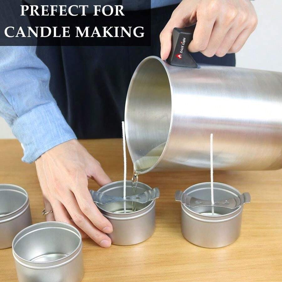 Candle Making Pouring Pot, 4 Pounds, Dripless Pouring Spout &Amp; Heat-Resisting Handle Designed Wax Melting Pot, ... - B07C2TS4H2 - View 1