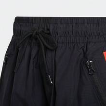 Adidas 春夏女款寬鬆運動長褲 SMC 休閒錐腿輕量梭織長褲 HC2986 - 黑色 - 查看 5
