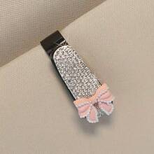 Multi-Functional Car Sun Visor Glasses Card Holder, Bling Rhinestone Decor Car Interior Accessories, Women - one-size - View 10