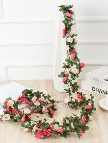 1/4 chiếc Ngày lễ tình nhân Trang trí nhà cưới Hoa giả mây, Vải lụa Hoa mẫu đơn Hoa hồng mây Trang trí nhà Trần nhà Hoa mẫu đơn Mây Đám cưới Bọc treo tường, Ngày lễ tình nhân Trang trí trung tâm bàn tiệc cưới Hoa giả mây, Ống lan can cầu thang Hoa bọc mây DIY - Nhiều màu - Xem 19