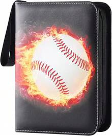 Football Card Binder 4 Pocket - Holds 400 Cards For Collecting - 棒球006 - 查看 12