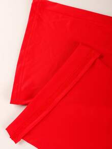 男士性感两件套，长袖印花拉链外套搭配长裤，假日春季穿搭 - 紅色 - 查看 6