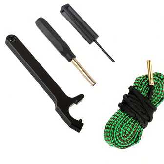 Multi-Functional Cleaning And Disassembly Tool Set, Suitable For Ropes, Firearms, Pipe Rust Removal And Disassembly