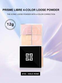 Givenchy PRISME LIBRE 4-Color Loose Powder - N°03 - VOILE ROSÉ - 4*3G - #3 VOILE ROSÉ - 查看 2