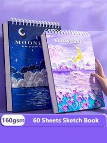 A4 Sketch Pad, 8K Drawing Pad, 16K Sketchbook For Art Students, Elementary Students, Kindergarten Kids - Multicolor - View 2