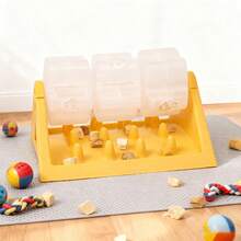 Slow Feeder For Cats/Dogs, Rotating Flower-Shaped Educational Dog Food Bowl, Non-Slip Interactive Pet Feeder, Suitable For Cats And Dogs. - 黃色 - 查看 1
