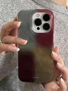 1 chiếc ốp lưng điện thoại họa tiết lá kim loại chuyển màu đỏ và vàng cổ điển, tương thích với iPhone 17 Pro Max, các mẫu Apple 17/14 mới, 15 Pro, 16 Pro Max, 13/12, ốp bảo vệ chống rơi vỡ cao cấp thời trang, mùa thu/đông - Nhiều màu - Xem 4