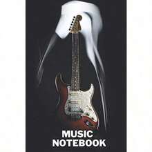 Music Notebook: Music Writing Notebook for Notebook for Musicians Blank Sheet Music Notebook Song Writing Journal - como en la foto - Ver 1