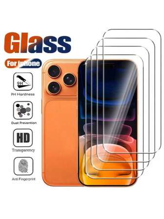 3-5 Stücke/Packung Bildschirmschutz/Hochauflösender Bildschirmschutz/Gehärtetes Glasfilm/Anti-Spionage/Augenschutz/Stoßfest/Fingerabdruckfrei/Hohe Transparenz/Kompatibel mit iPhone/Smartphone & Zubehör/Bildschirmschutz/ 17/17 Pro/ 17 Pro Max/17 Air/16/16 Plus/16 Pro/ 16 Pro Max/15 Pro/15 Pro Max/14/Pro Max/Handy Bildschirmschutz/ Bildschirmschutz/ Bildschirmschutz