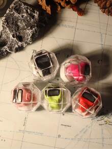 1pc/5pcs/10pcs Cute Mini High-Quality Finger Ring Tally Counter, Flower & Rhinestone Decorated Thumb Clicker Counter, Suitable For Study, Exercise, And Other Counting Activities - Multicolor - View 14
