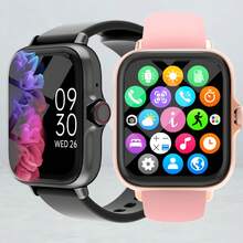 Smartwatch, 1.83-Inch Multifunctional Sports Smartwatch, Featuring Wireless Calling/Music, Message Notifications, Pedometer, Sedentary Reminders, And Multiple Watch Face Wallpapers. Suitable For Both Men And Women, Compatible With Android And IOS. Perfect As A New Year Gift. - View 1
