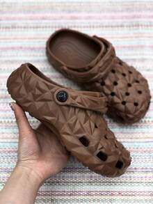 Women's Babouche Slippers With Pendant - Modern, Soft, Beautiful And Comfortable, Odorless, 100% EVA - Cà phê nâu - Xem 1