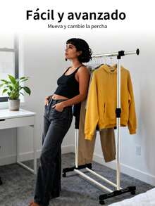 Tendedero de Ropa de Acero Inoxidable Plegable y Retráctil: Portátil para Apartamento, Montaje en Pared, Ideal para Secar Ropa Interior y Prendas - Plateado - Ver 6