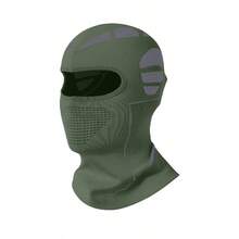 Winter Motorcycle Riding Warm Balaclava, High Elasticity Nylon Ski Mask With Nose Hole, Breathable Windproof Neck Gaiter For Outdoor - Multicolor - View 8