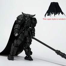 13cm 3D Printed Movable Samurai Warrior Toy Model, Multi-Joint Posable Dummy Stress Relief Action Figure Collectible - Multicolor - View 7