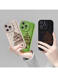 Funda protectora de teléfono con Árbol De Navidad Diseño Arte Creativo Carcasa Premium regalo de moda minimalista interesante para hombres y mujeres, adecuado para iPh 16/15/15Pro/15ProMax/14/13/12/11/XsMAX, iP 17,  Max Series,A14/A15/S23 Ultra/A50/A12/A32/A52/A72/A51/A21S/A13/A14/S22 Ultra/S23/A33/A53/S20 FE,Protección completa contra caídas, resistencia a impactos y prevención de rayaduras,diseño creativo y de moda para hombres y mujeres - Negro* - Ver 6