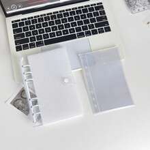 Bìa rời A6, Sổ dán hình, Niêm phong, Hộp đựng nhãn dán 3D, Bộ sổ tay PVC 6 vòng, Nhật ký tự làm - Nhiều màu - Xem 20
