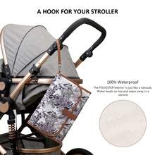 CPC Floral Print Waterproof Diaper Changing Pad, Portable Wet/Dry Separation Baby Care Mat - Multicolor - View 5