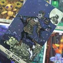 Ghoul-Themed Role-Playing Spirit Cards, 23 Oracle Cards, Pure English Party Tabletop Game Cards - Multicolor - View 4