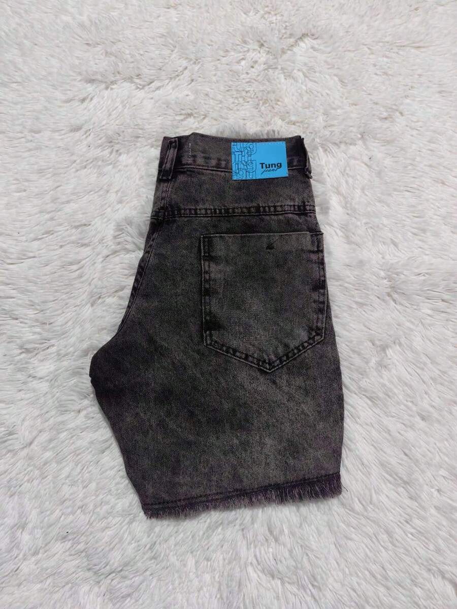 Gray All Regular Fit Patchwork Shorts - Grey - View 1