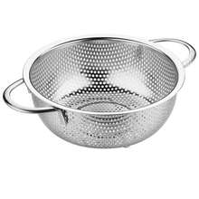 Stainless Steel Colander For Pasta, Noodles, Vegetables, Fruit, Salad, Kitchen - Versatile, Durable, Multi-Purpose. - 灰色 - 查看 11