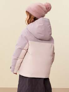 mini bala Jaket Bulu Angsa untuk Anak Perempuan, Laki-laki dan Perempuan, Tahan Air, Tahan Angin, Berkerudung - Bubuk karet - View 3