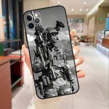 Funda especial del ejército militar compatible con funda de teléfono compatible con  16 15 14 13 12 11 Pro Max Mini X XS XR 6 Plus, funda compatible con  17, funda  17 Pro, funda  17 Pro Max - ZAC468 - Ver 10