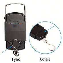 110 Lb/50 Kg Backlit LCD Fishing Gauge With Built-In Measuring Strap - Electronic Scale, Non-Slip Grip, Portable, Suitable For Camping And Family Use, Ideal Gift For Dad, Digital Fishing Gauge, Camping Gear, Stylish Design, Precise Measurement, Angler - màu đen - Xem 8