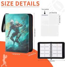 Football Card Binder 4 Pocket - Holds 400 Cards For Collecting - Football004 - View 6
