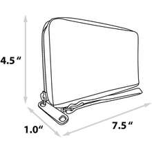 Wallet, cierre alrededor, cara sonriente de cerca, amarillo, negro, piel vegano, 5 inchx4.5 inch, Casual - Amarillo - Ver 8