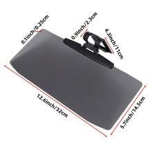 [Polarized Sun Visor] Polarized Anti-Glare Car Sun Visor Extension - Universal Acrylic Sun Blocker With Buckle Closure, UV Ray Protection For All Car Models - Black - View 4