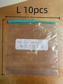 45pcs Zip Lock Food Storage Bags, Thick Freezer Bags For Fridge, Microwave Friendly, Reusable, Suitable For Organizing (Available In 45pcs, 20pcs, 15pcs, 10pcs, 1pc) Back To School - Multicolor - View 8