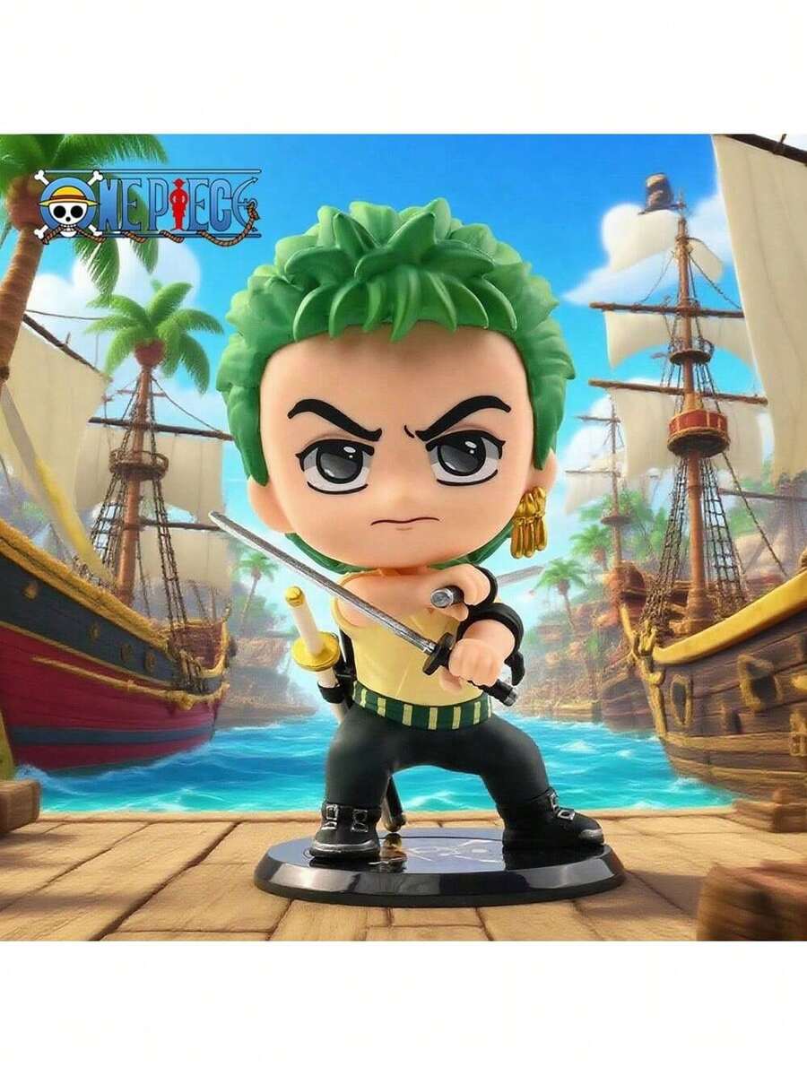 Netflix 1 món đồ trang trí sưu tầm hình Zoro hoạt hình dễ thương, quà tặng sinh nhật, Giáng sinh, Halloween, được cấp phép chính thức. - màu xanh lá - Xem 1