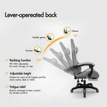 Home Office Chairs - Grey - View 6