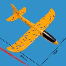 1pc 2025 New Foam Dart Shooting Glider Plane Outdoor Interactive Kite Gun Toy For Kids Boys/Girls, Birthday/Christmas/Gift - Multicolor - View 8