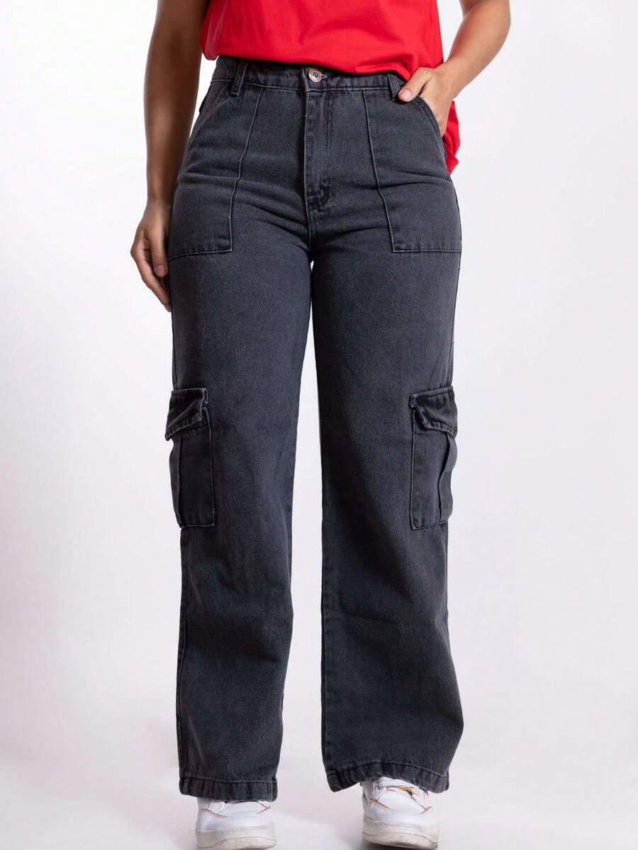 Women's Cargo Pants - Calafite - View 1
