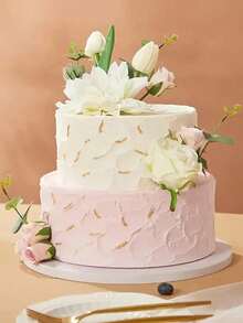 1pc White Round Cake Stand, Sturdy Cake Board Base, Oil-Proof Cake Plate Suitable For Wedding, Birthday Party And Holiday, Great For Professional Cake Decoration And Display - Multicolor - View 6