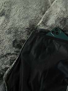 Men's Solid Color Thermal Lined Warm Sweatshirt, Warm Jacket With Printed Design, Autumn And Winter Style, Winter - Army Green - View 10