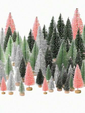 12/6 st realistiska små/medelstora/stora konstgjorda julgranar i 3 storlekar och färger, lämpliga för juldekorationer, tillbehör till scenografi, inomhusdekoration, högtidsdekorationer, julklappar, juldekorationer för inomhus och utomhus, fönsterdekorationer, kontorsdekorationer, vinterdekorationer, högtidsgåvor rumsdekoration juldekorationer hem julklappar juldekoration