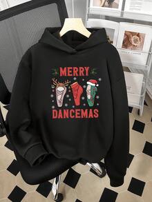 Áo nỉ dài tay cổ tròn in họa tiết hoạt hình dễ thương, mềm mại dành cho bé gái - màu đen - Xem 1