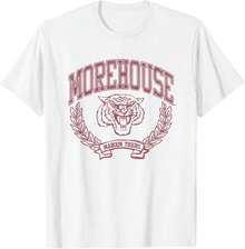 Morehouse Maroon Tigers Victory Logo  T-Shirt - trắng - Xem 1