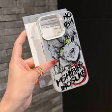 Funda de teléfono  Cool Anime Japonés D-DemonS S-SlayerS, adecuada para  17 16e 16 15 14 13 12 11 Mini Pro Max Air X XR XSMAX 8 7 Plus, funda trasera mate anti-caída, funda de teléfono de animal, funda de teléfono linda, funda protectora a prueba de golpes, protección de teléfono, diseño de anime, impresión de dibujo animado, moldeo por inyección, textura mate, funda protectora, funda de teléfono de moda, usuarios de , entusiastas de la tecnología - Negro - Ver 5