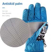 Kids Exercise Gloves, Back To School - Blue - View 4