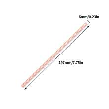 100pcs/Pack Wavy Paper Straws - 6*197mm | Multiple Colors Available, Party Decoration, Suitable For Cocktails, Birthday Parties, BBQs, Events And Celebrations - Multicolor - View 2