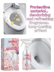 Floral Scented Toilet Cleaner, Bucket Bathroom Stain Remover & Deodorizer. It Won't Damage The Glazed Surface Of Bathroom Tiles, And Can Also Prevent Tile Oxidation And Yellowing. - Multicolor - View 5