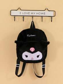 1 PC  Cartoon   Melody Children'S Small Schoolbag Cute Double Shoulder Cartoon Backpack Large Capacity Adjustable Straps - Multicolor - View 7