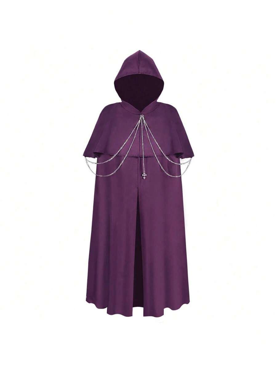 Men Cosplay Clothing - Purple - View 1