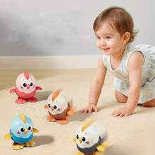 New Interactive Cartoon Jumping Chicken Toy, Crawling Toy Suitable For Children, Durable And Fun, Birthday Holiday Baby Toy Gift - Multicolor - View 13