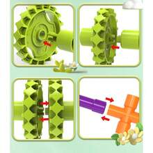 Tecforood DIY Pipe Building Blocks Toy Set, Large Thick Pipe Construction Kit, Creative Assembly Design, Portable Interlocking Building Blocks Puzzle, Inspiring Imagination, Enhancing Brain Power, Providing Hands-On Building Experience, Ideal For Skill Development, Stress Relief And Team Building Activities, Also Perfect For Home And Office Decor. - Multicolor - View 10